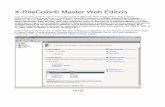X-RiteColor® Master Web Edition