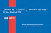 Comisión de Transportes y Telecomunicaciones Senado 02/12/2020