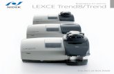 Especificaciones del LEXCE Trend8/Trend LEXCE Trend8/Trend