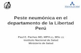 Peste neumónica en el departamento de la Libertad Perú