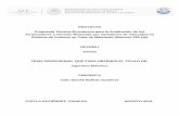 SISTEMA DE ACHIQUE PRIMERA ETAPA -CASA DE MAQUINAS-