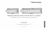 MAXinBOX SHUTTER 4CH / 8CH - Zennio