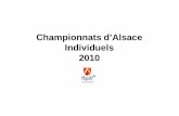 Championnats d’Alsace Individuels 2010