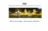 MEMORIA ANUAL 2015 MML - peru.gob.pe