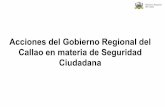 Acciones del Gobierno Regional del Callao en materia de ...