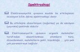 Spektroskopi - avesis.istanbul.edu.tr