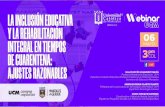 INCLUSION EDUCATIVA EN TIEMPOS DE CUARENTA