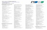 PI List of Members - PROFIBUS