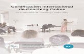 Certificación Internacional de Coaching Online