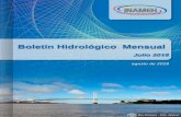 Boletín Hidrológico Mensual