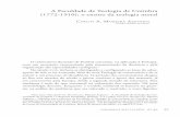 A Faculdade de Teologia de Coimbra (1772-1910): o ensino ...