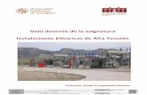 Guía docente de la asignatura Instalaciones Eléctricas de ...