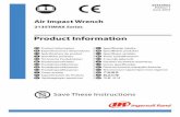 Product Information Manual, Air Impact Wrench, 2135TiMAX ...