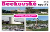 Ročník XXV. číslo 5 - október 2020 0,27 eur Beckovské NOVINY