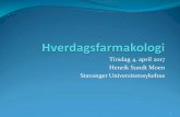 Tirsdag 4. april 2017 Henrik Sundt Moen Stavanger ...