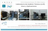 Laboratorio de Análisis Térmico (LAT) Usos y Aplicaciones