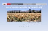 VARIABILIDAD CLIMATICA Y OCURRENCIA DE