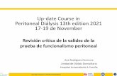 Up-date Course in Peritoneal Diálysis 13th edition 2021 17 ...
