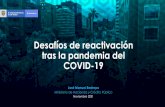 Desafíos de reactivación tras la pandemia del COVID-19