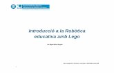 Introducció a la Robòtica educativa amb Lego