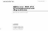 Micro HI-FI Component System - sony.com