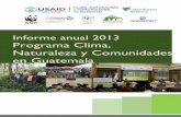 Informe anual 2013 - Clima, Naturaleza y Comunidades en ...