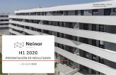 Neinor Homes H1 2020 Results Presentation