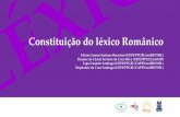 Constituição do léxico Românico