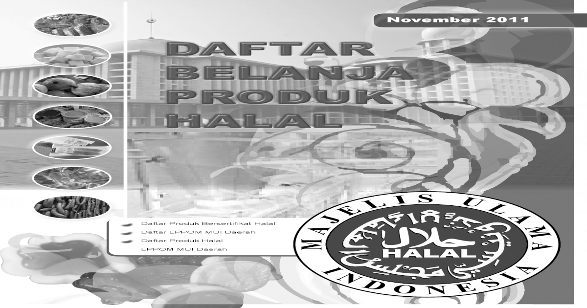 Daftar produk halal nov 2011 - [PDF Document]