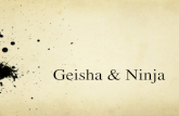 Geisha and ninja