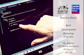 Startup Manufactory Business Model & MVP Development