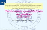 Techniques quantitatives de gestion I - Personal gmelard/TQG/  · Techniques quantitatives
