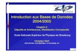 Introduction aux Bases de Donnes 2004/2005 - liris.cnrs.  aux Bases de Donnes ... SGBDR Systmes de Gestion de Base de Donnes ... Access, Java, C, C++ SQL