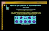 Optical properties of Metamaterials - Universiteit Twente properties of Metamaterials ... Optical activity goes beyond this description and is therefore often ... Twente 09.ppt Author: