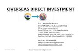 OVERSEAS DIRECT INVESTMENT - Northern India ... on Overseas Direct...OVERSEAS DIRECT INVESTMENT December 4, 2017 deepanilassociates@gmail.com 1 CA. Deepender Kumar DEEPENDER ANIL ASSOCIATES