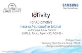 For Automotive meta-ocf-automotive tutorial  tutorial Automotive Linux Summit #LFALS, ... Tizen – Plus automotive ... ACL, device status ...