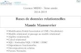 Bases de données relationnelles Maude manouvri/BD/CoursBDRelationnelles_L3.pdf · Philip J. Pratt,