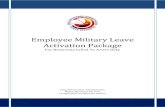Employee Military Leave Activation Package - DEA.gov -Employee-Package. · Employee Military Leave