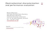 Electrochemical characterization and performance characterisation and... · Electrochemical characterization