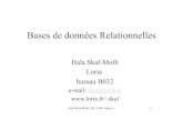 Bases de données Relationnelles - skaf-h/pmwiki/uploads/Main/RDB09.pdf · • langages de requêtes