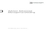Advisor Advanced Managerhandleiding - .Advisor Advanced Managerhandleiding i Inhoud Belangrijke informatie