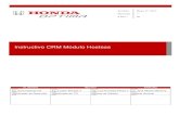 ll 0 Fa Instructivo CRM Módulo Hostess - hcrm.· Instructivo CRM Módulo Hostess Emisión Revisión