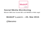 Social Media Monitoring (Einführung, Vorgehen, Beispiele)