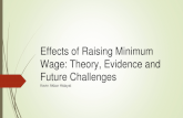 Effects of Raising Minimum Wage