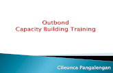 Outbond Capacity Building Training - .games dilakukan dititik titik pos yang terpisah satu dengan