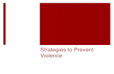 Preventing violence