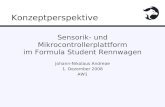 Sensorik- und Mikrocontrollerplattform im Formula Student ... ubicomp/projekte/master08-09... · Architektur