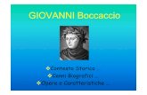 Giovanni Boccaccio Introduzione e contesto storico Dante Alighieri, Francesco Petrarca e Giovanni Boccaccio