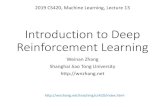 Introduction to Deep Reinforcement 2020-06-08آ  Deep Reinforcement Learning â€¢Deep Reinforcement Learning