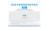Hilfehandbuch - Shimano (German) HM-G.3.2.1-00 Hilfehandbuch (Allgemeine Ausgabe) Vielen Dank fأ¼r Ihren